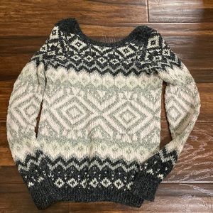Abercrombie Kids Fair Isle Sparkly Sweater